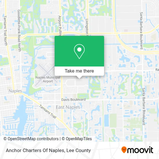Anchor Charters Of Naples map