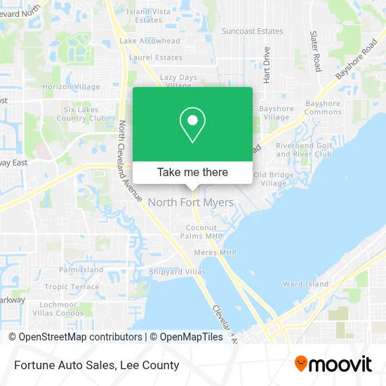 Fortune Auto Sales map