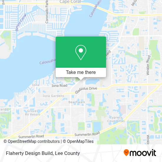 Flaherty Design Build map