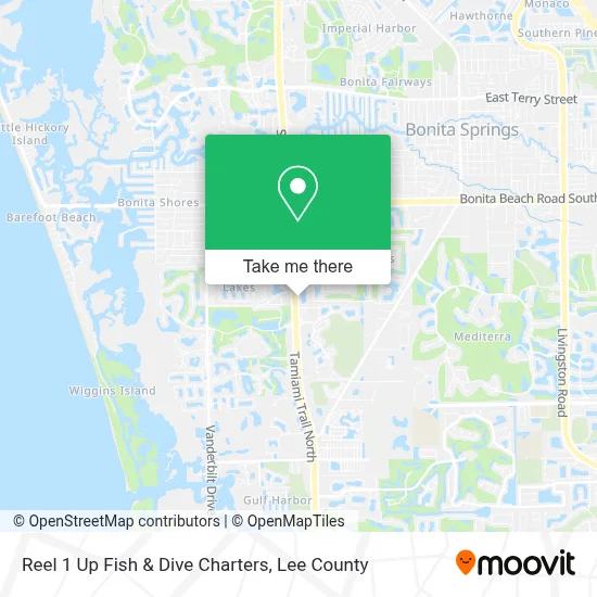 Reel 1 Up Fish & Dive Charters map
