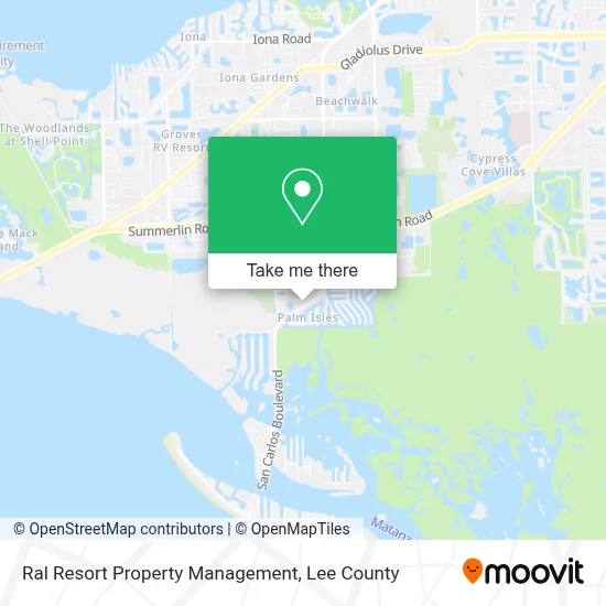 Ral Resort Property Management map