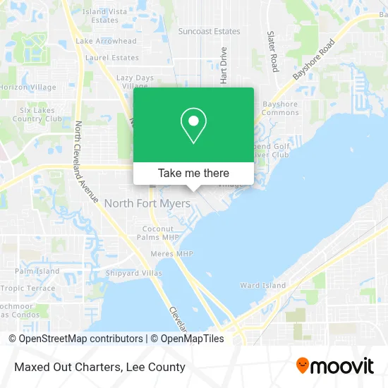 Maxed Out Charters map
