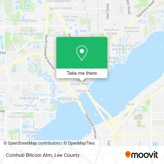 Coinhub Bitcoin Atm map
