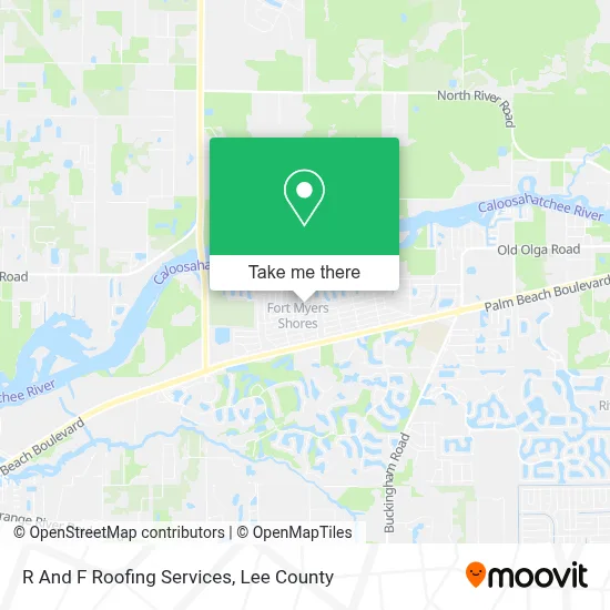 R And F Roofing Services map