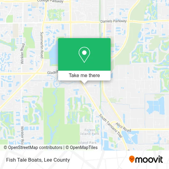 Fish Tale Boats map