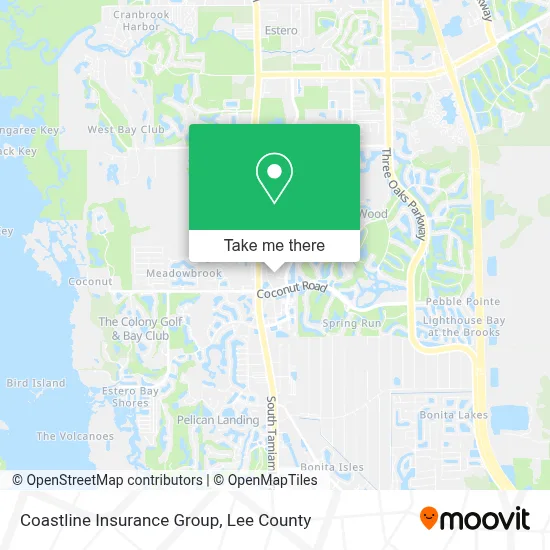 Coastline Insurance Group map