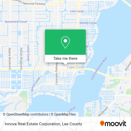 Innova Real Estate Corporation map