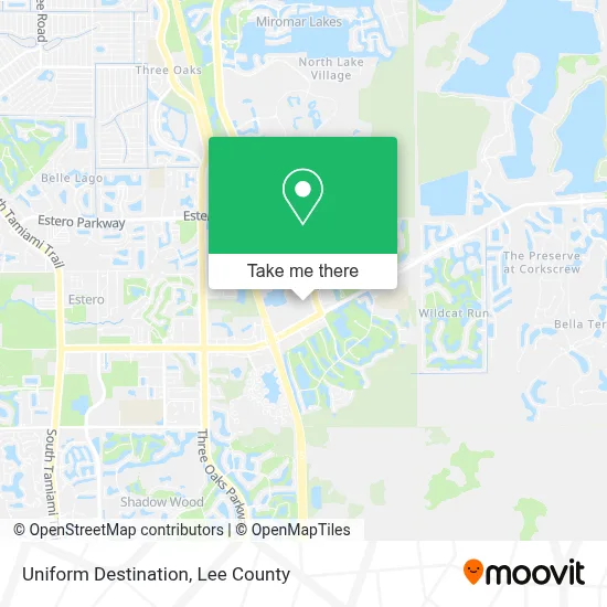 Uniform Destination map
