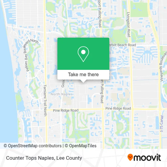 Counter Tops Naples map