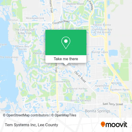 Tem Systems Inc map