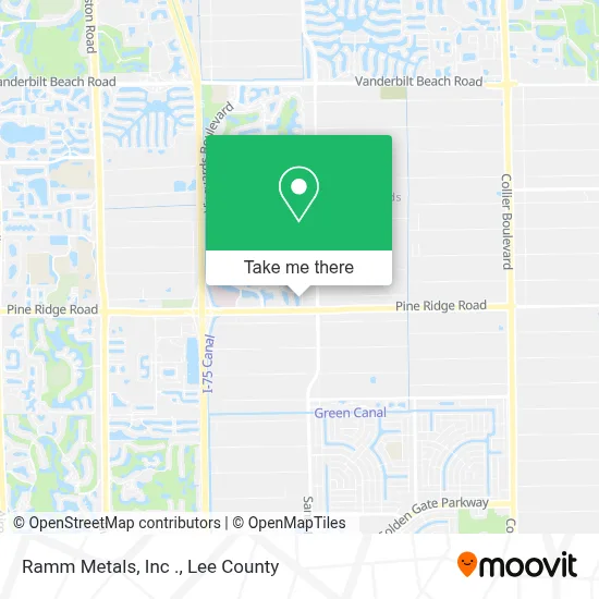 Ramm Metals, Inc . map