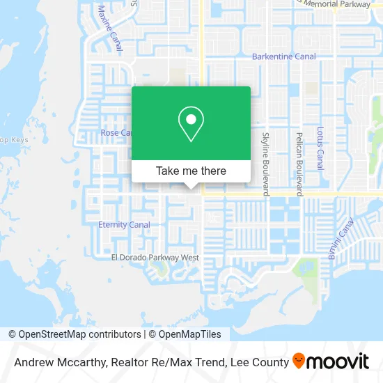 Andrew Mccarthy, Realtor Re / Max Trend map