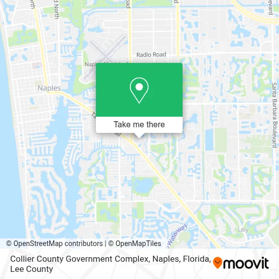Collier County Government Complex, Naples, Florida map
