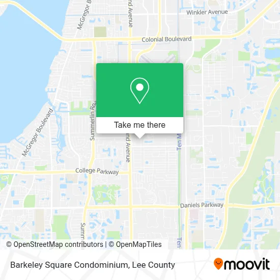 Barkeley Square Condominium map