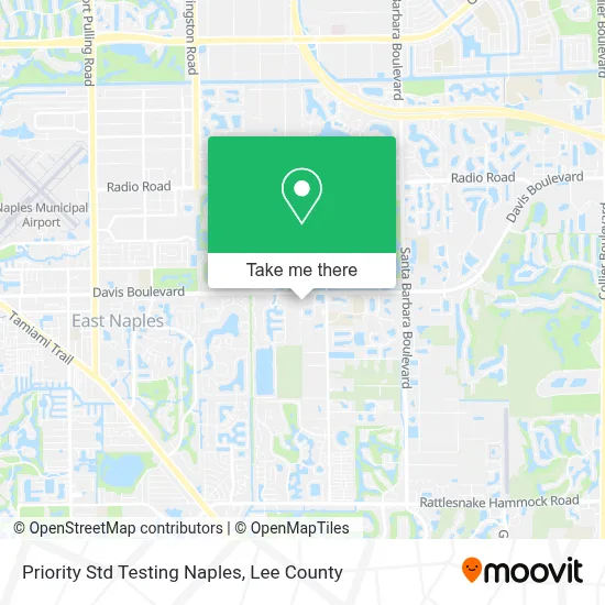 Priority Std Testing Naples map