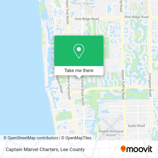 Captain Marvel Charters map