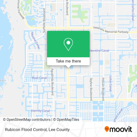 Rubicon Flood Control map