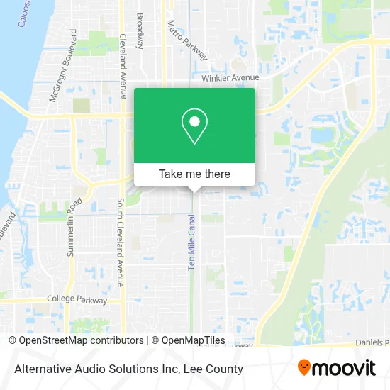 Alternative Audio Solutions Inc map