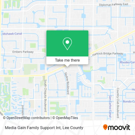 Media Gain Family Support Int map