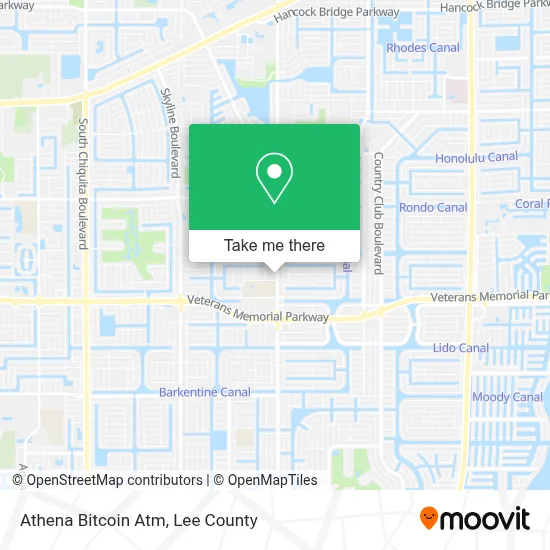 Athena Bitcoin Atm map