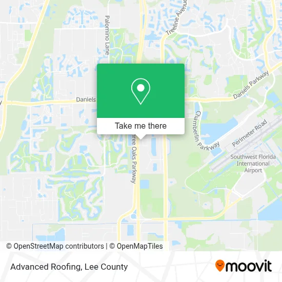 Advanced Roofing map
