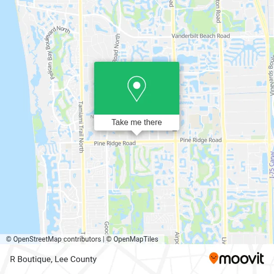 R Boutique map
