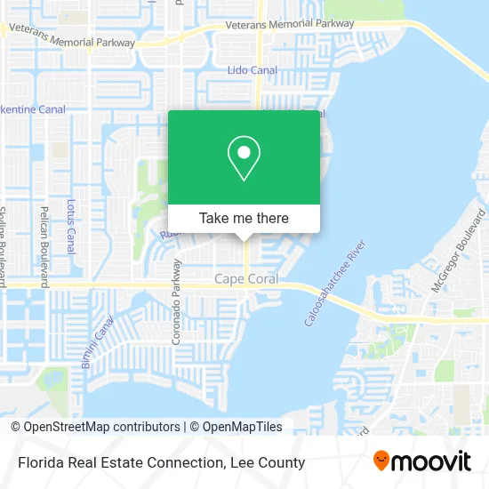 Florida Real Estate Connection map