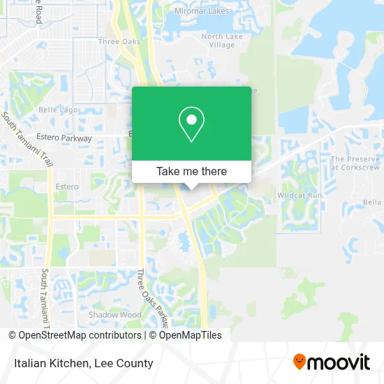 Italian Kitchen map