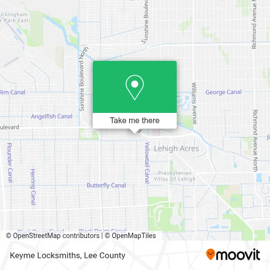 Keyme Locksmiths map