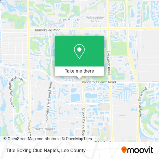 Title Boxing Club Naples map