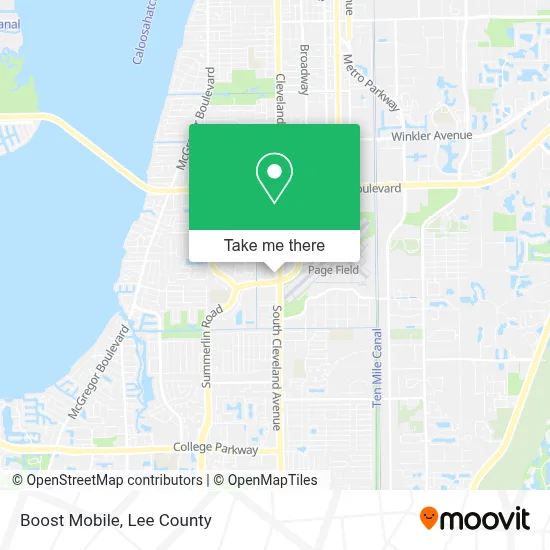 Boost Mobile map