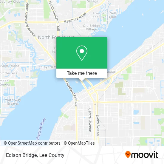 Edison Bridge map