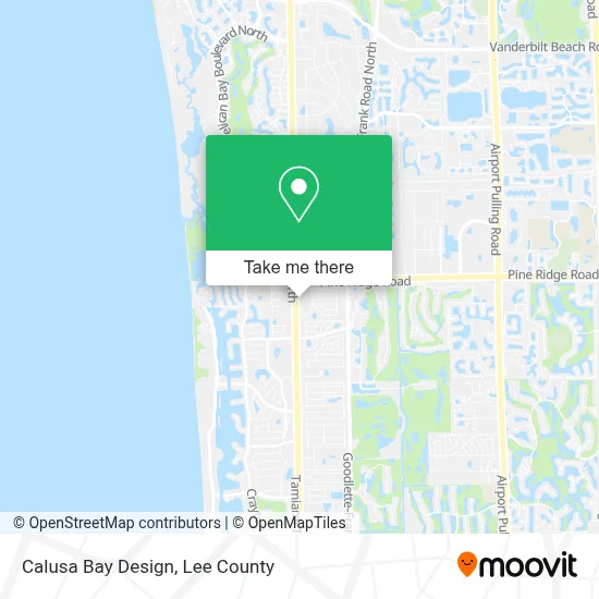 Calusa Bay Design map