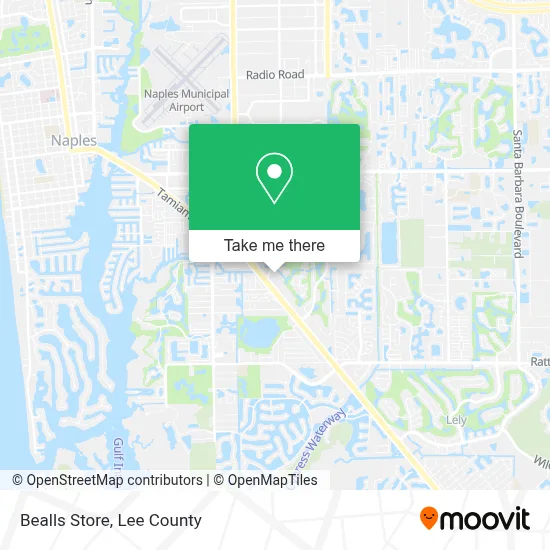 Bealls Store map