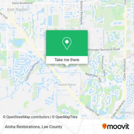 Aloha Restorations map