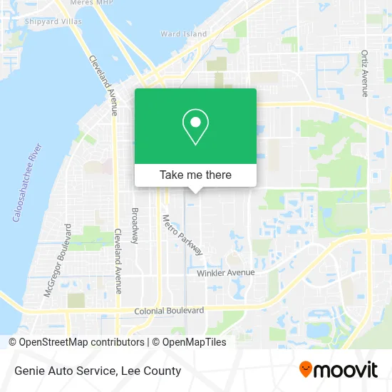 Genie Auto Service map