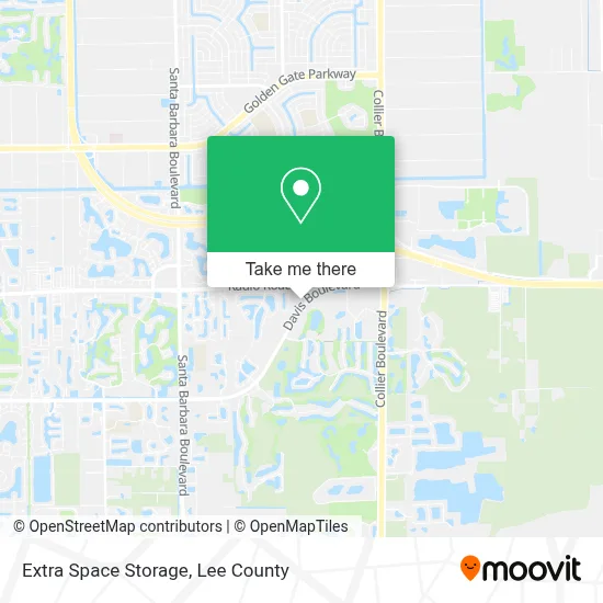 Extra Space Storage map