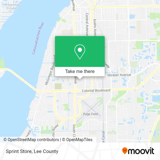 Sprint Store map