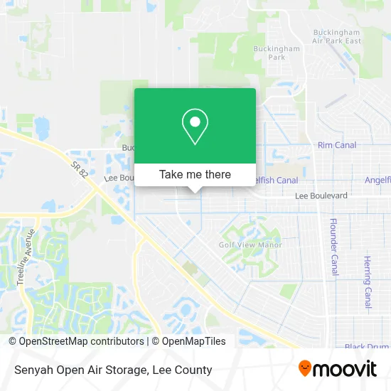 Senyah Open Air Storage map