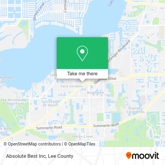 Absolute Best Inc map