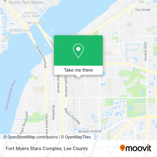 Fort Myers Stars Complex map