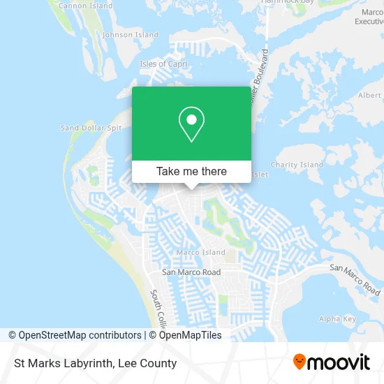 St Marks Labyrinth map