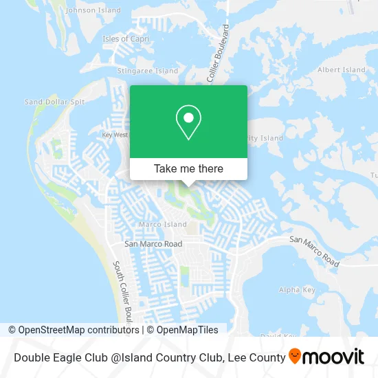 Double Eagle Club @Island Country Club map