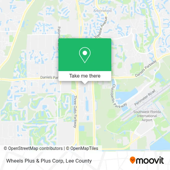 Wheels Plus & Plus Corp map
