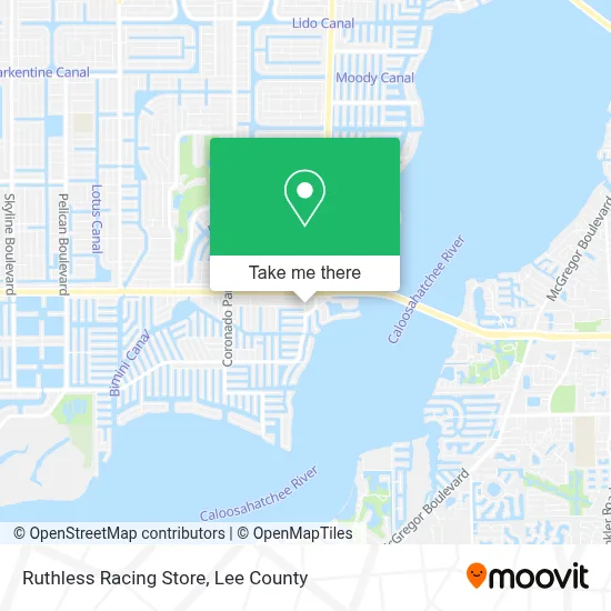 Ruthless Racing Store map