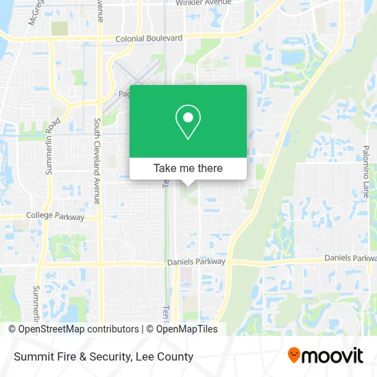 Summit Fire & Security map