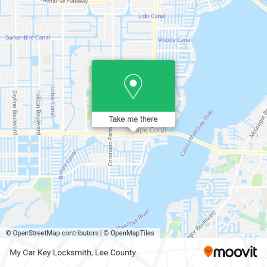 My Car Key Locksmith map