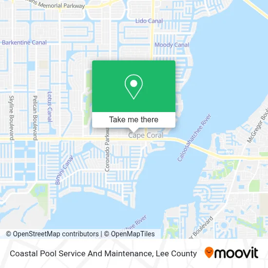 Coastal Pool Service And Maintenance map
