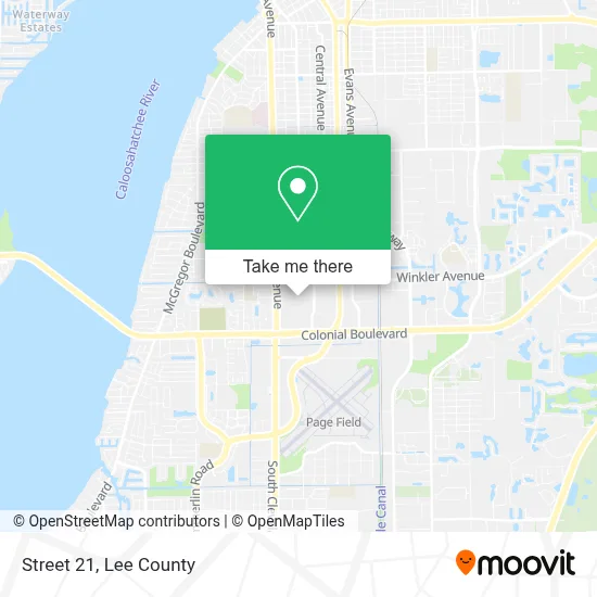 Rue 21 map