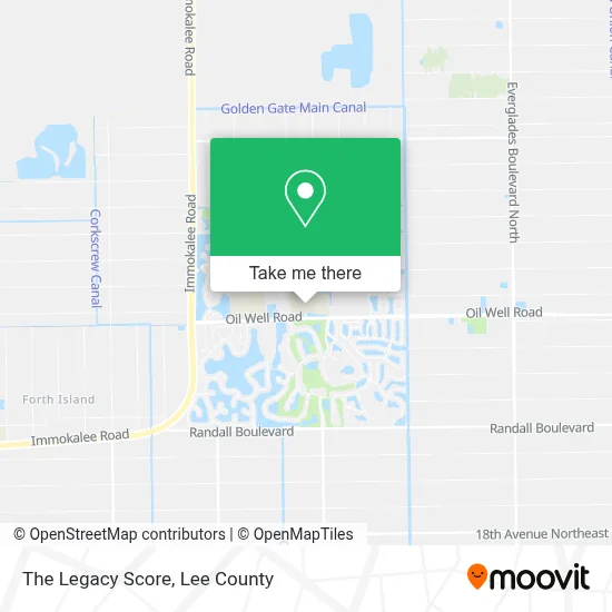 The Legacy Score map